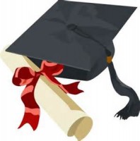 Graduation Cap and Diploma - Van Hettinga